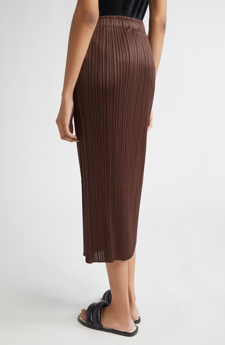 Pleats Please Issey Miyake Monthly Colors March Pleated Midi Skirt, Alternate, color,
