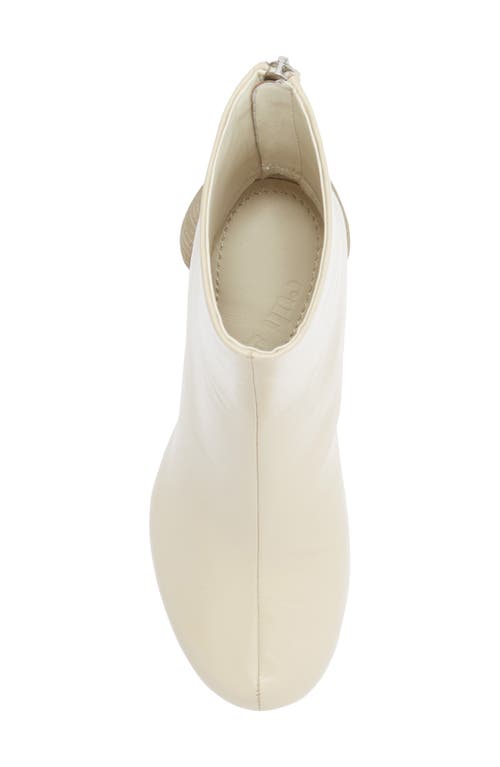 Cult Gaia Ryan Stacked Heel Boot In Neutral