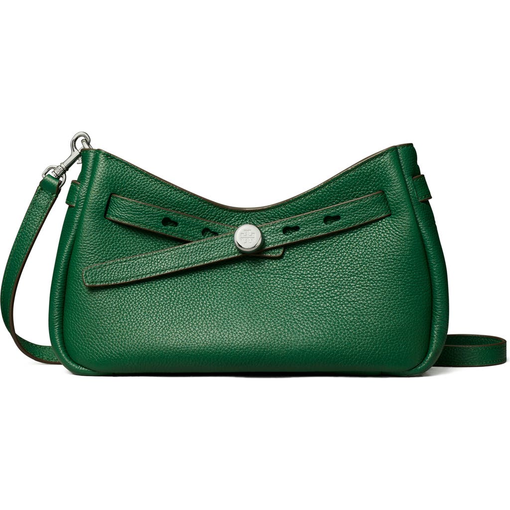 Tory Burch Romy Zip Top Leather Crossbody Bag