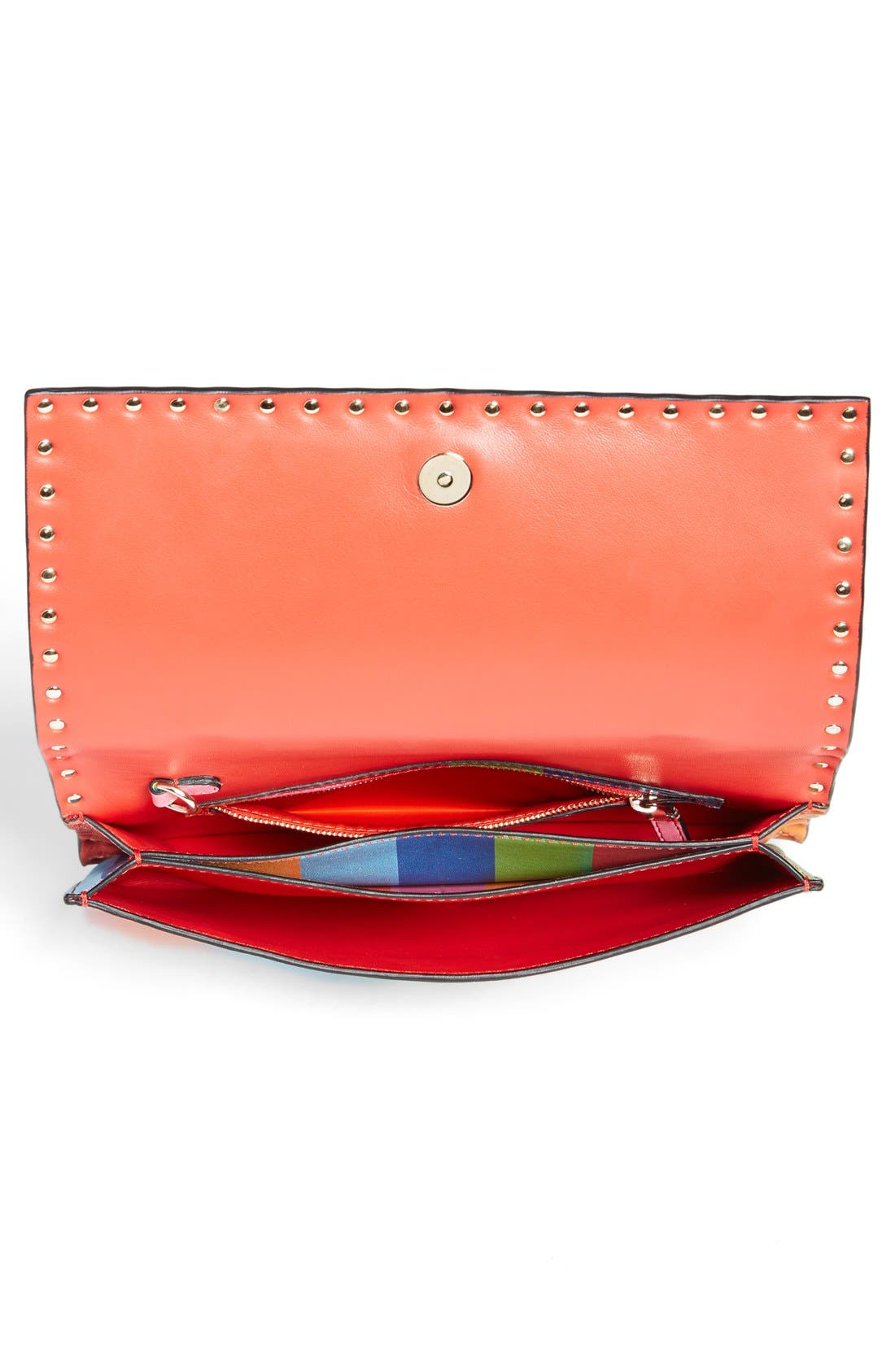 'Rockstud 1973' Flap Clutch, Alternate, color, MULTI