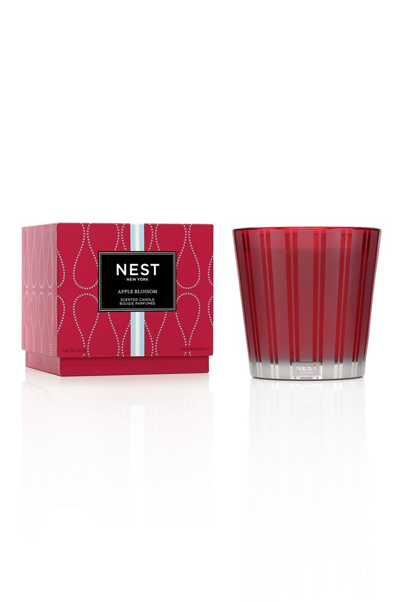 Apple Blossom Scented Candle, Alternate, color, NO COLOR