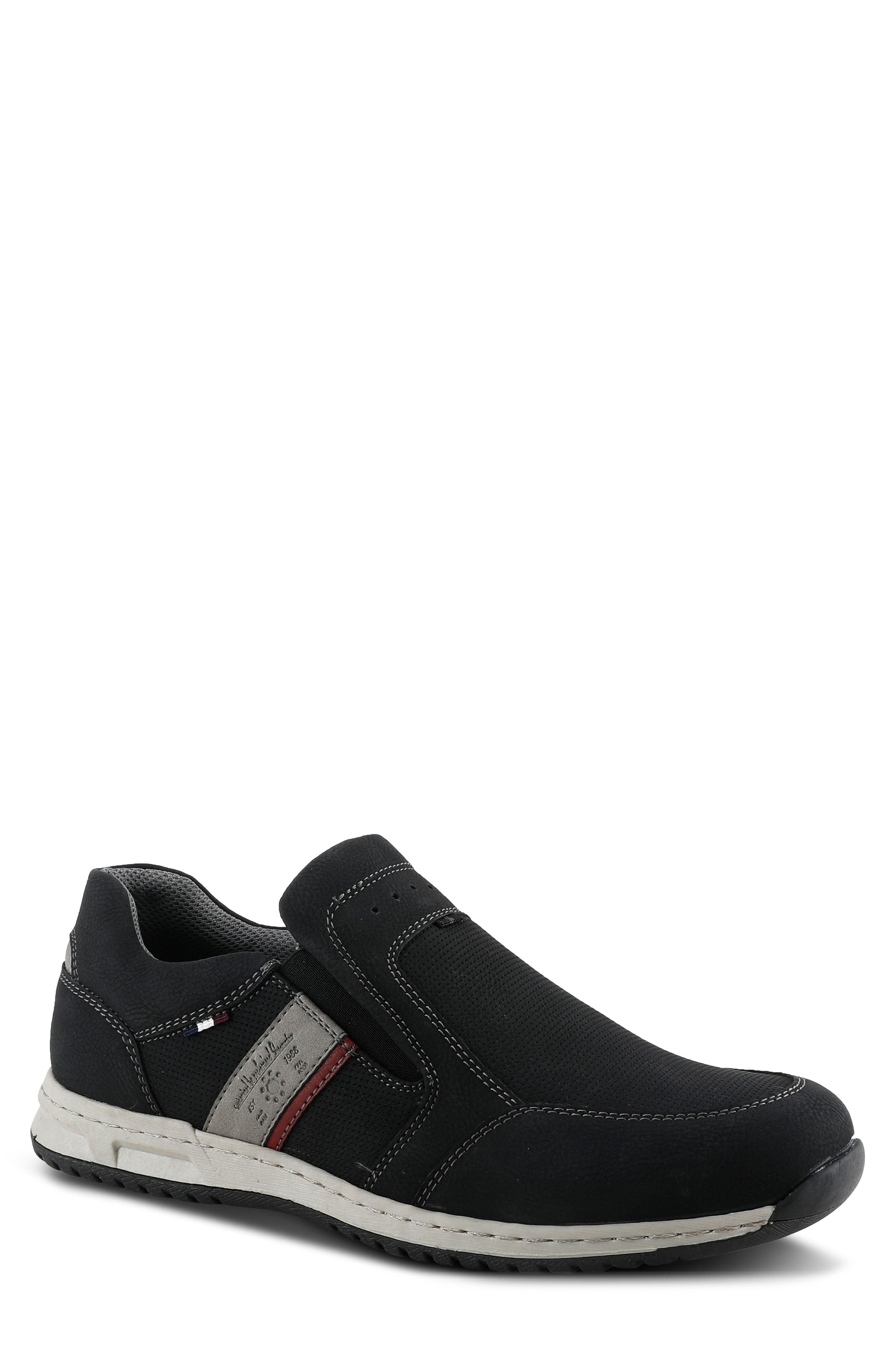 Spring Step Hoover Slip-On Sneaker, Main, color, Black