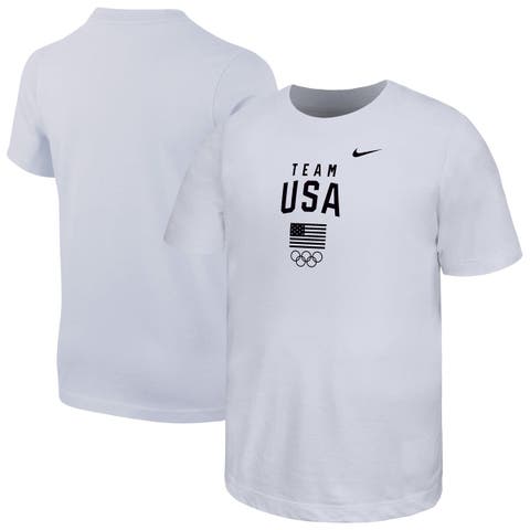Youth Nike  White Team USA Core T-Shirt