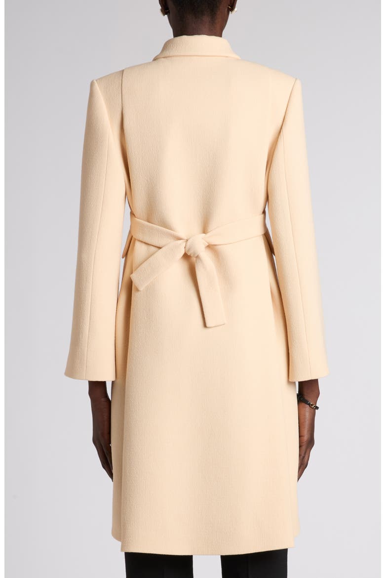 Wool Crepe Coat, Alternate, color, BEIGE