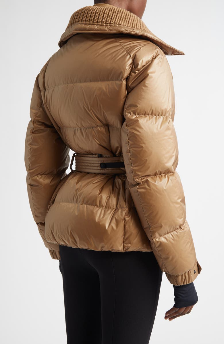 Moncler Grenoble Bataillouse Down Ski Jacket, Alternate, color, Dull Brown