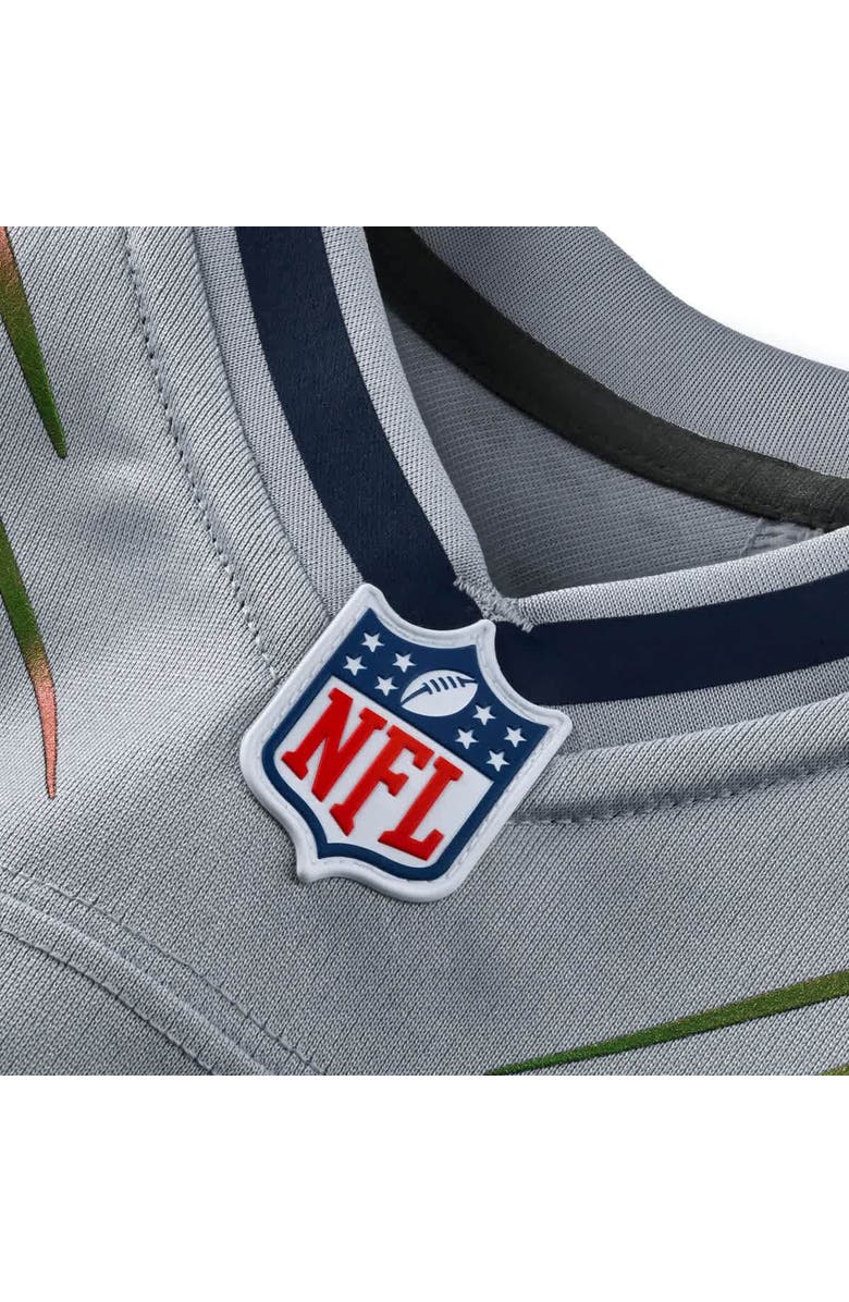 Nike Women's Nike 12s Wolf Gray Seattle Seahawks 2025 Rivalries Collection Game Jersey, Alternate, color, Gray