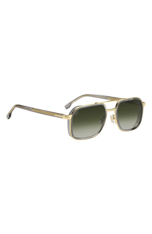 Hugo Boss Boss 55mm Rectangular Sunglasses