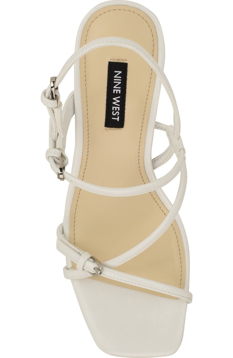 Nine West Hayla Strappy Sandal, Alternate, color, White