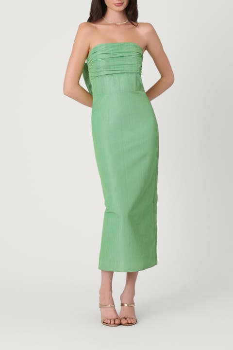 Chine Taffeta Midnight Katerina Dress