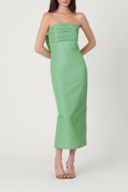 Shoshanna Chine Taffeta Midnight Katerina Dress