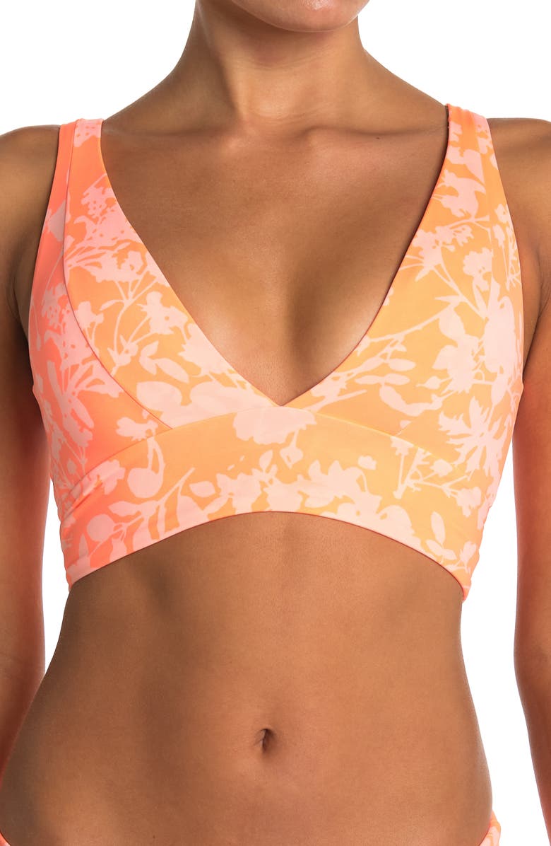 Maaji Marigold Republix Paradise Bikini Top, Main, color, 