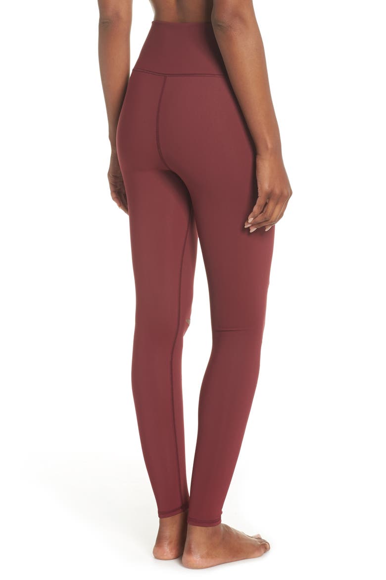Ripped Airbrush Leggings, Alternate, color, BLACK CHERRY