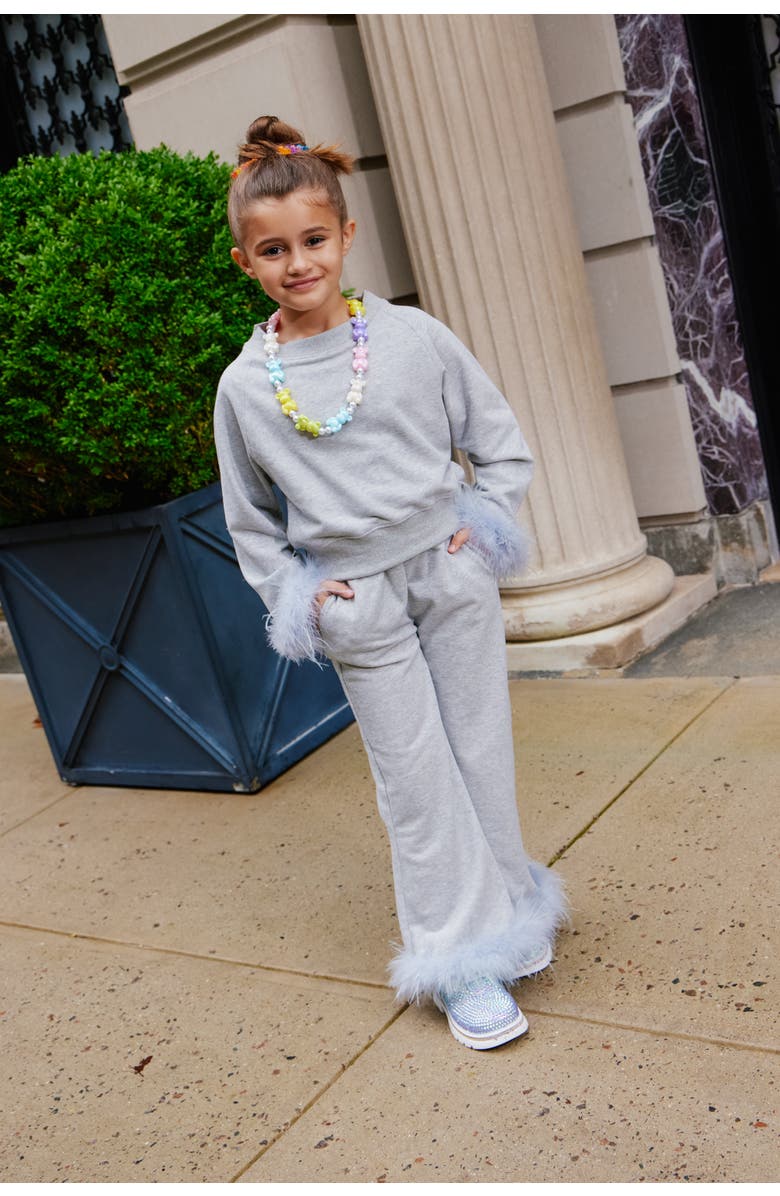 Lola + The Boys Feather Athletic Set, Alternate, color,