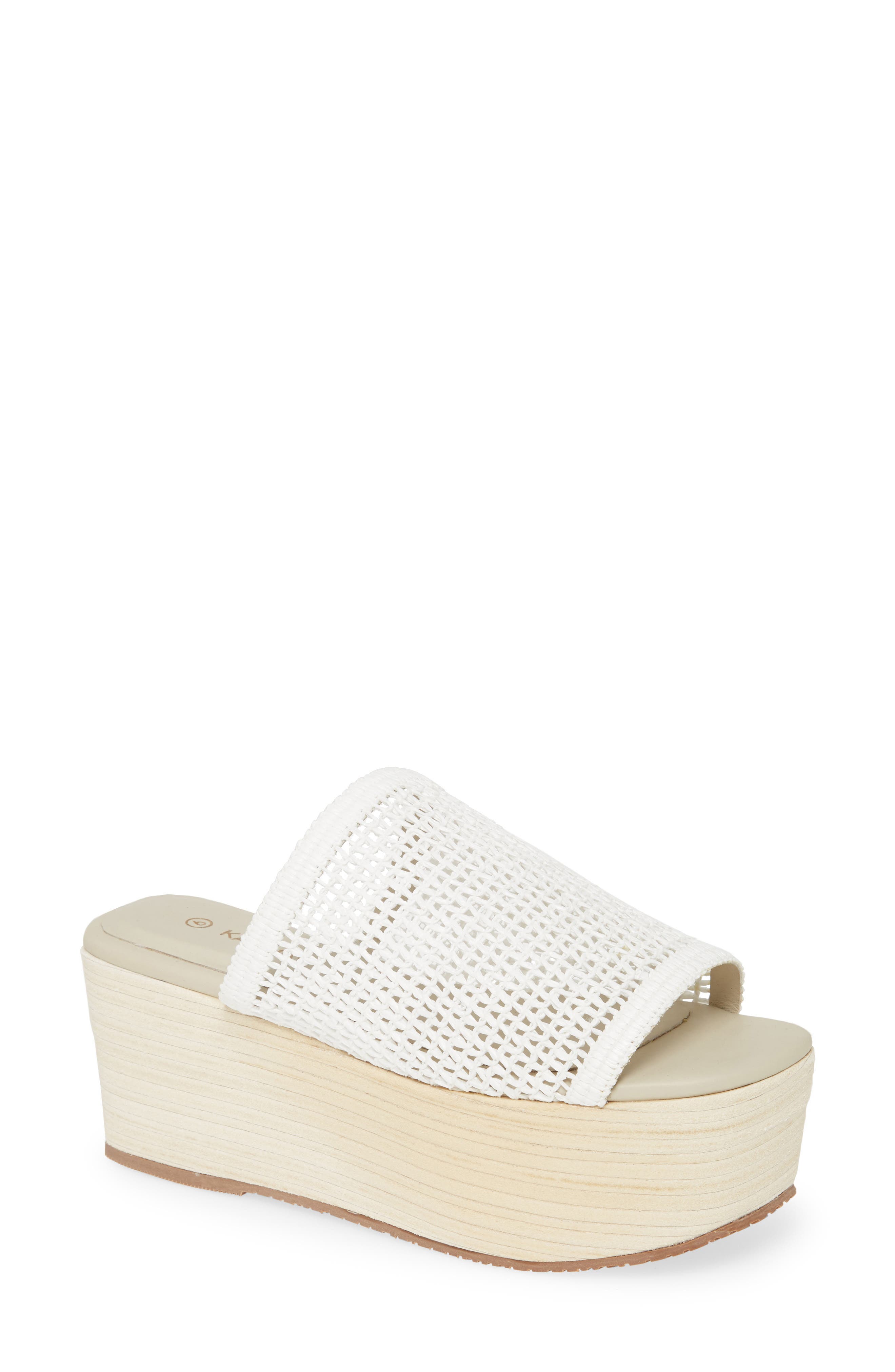 Kaanas Barbados Platform Slide Sandal, Main, color, 