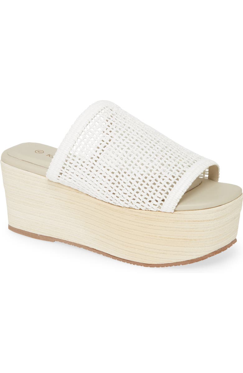Kaanas Barbados Platform Slide Sandal, Main, color,