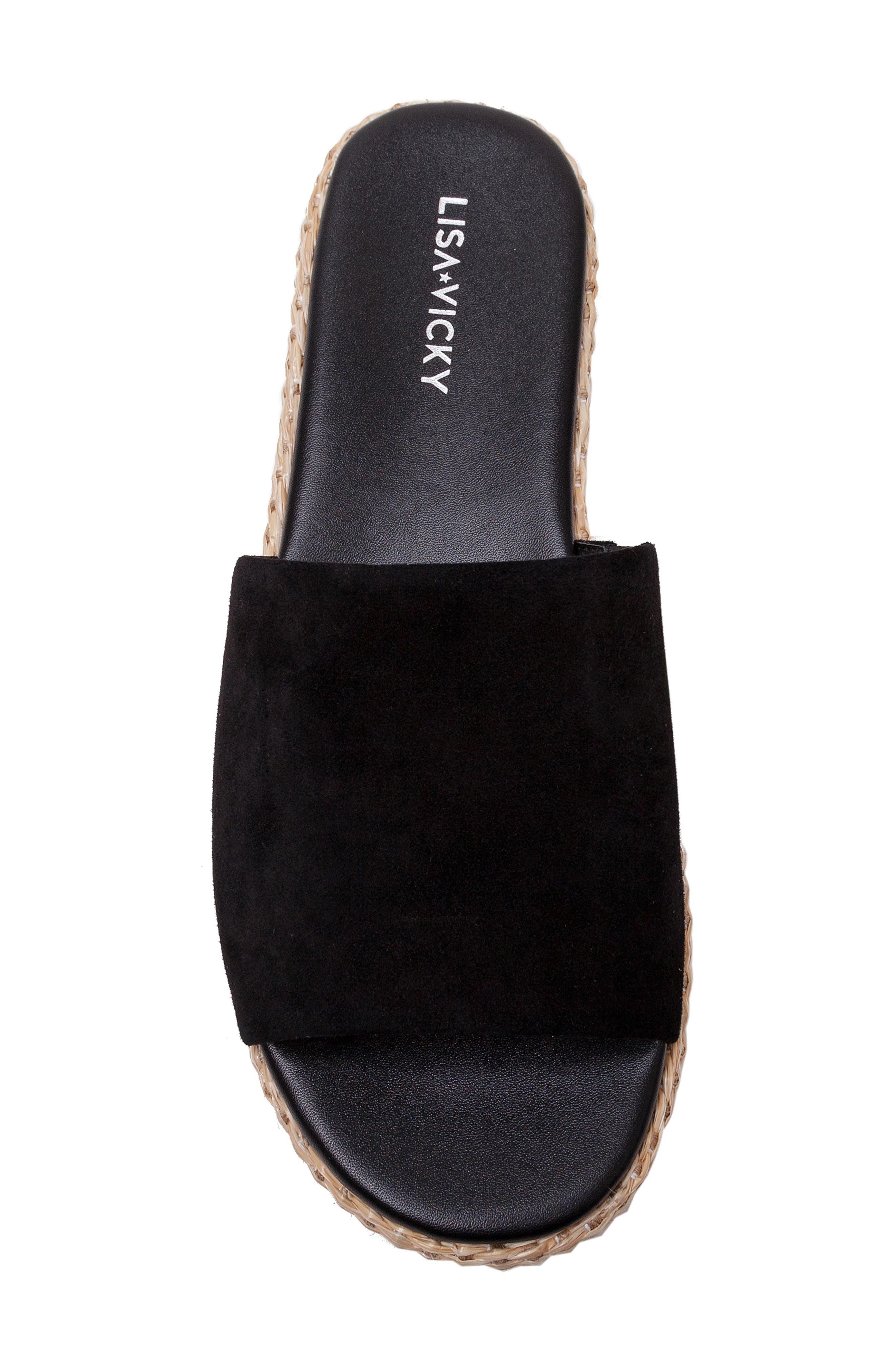 Lisa Vicky Smile Platform Slide Sandal, Alternate, color, 
