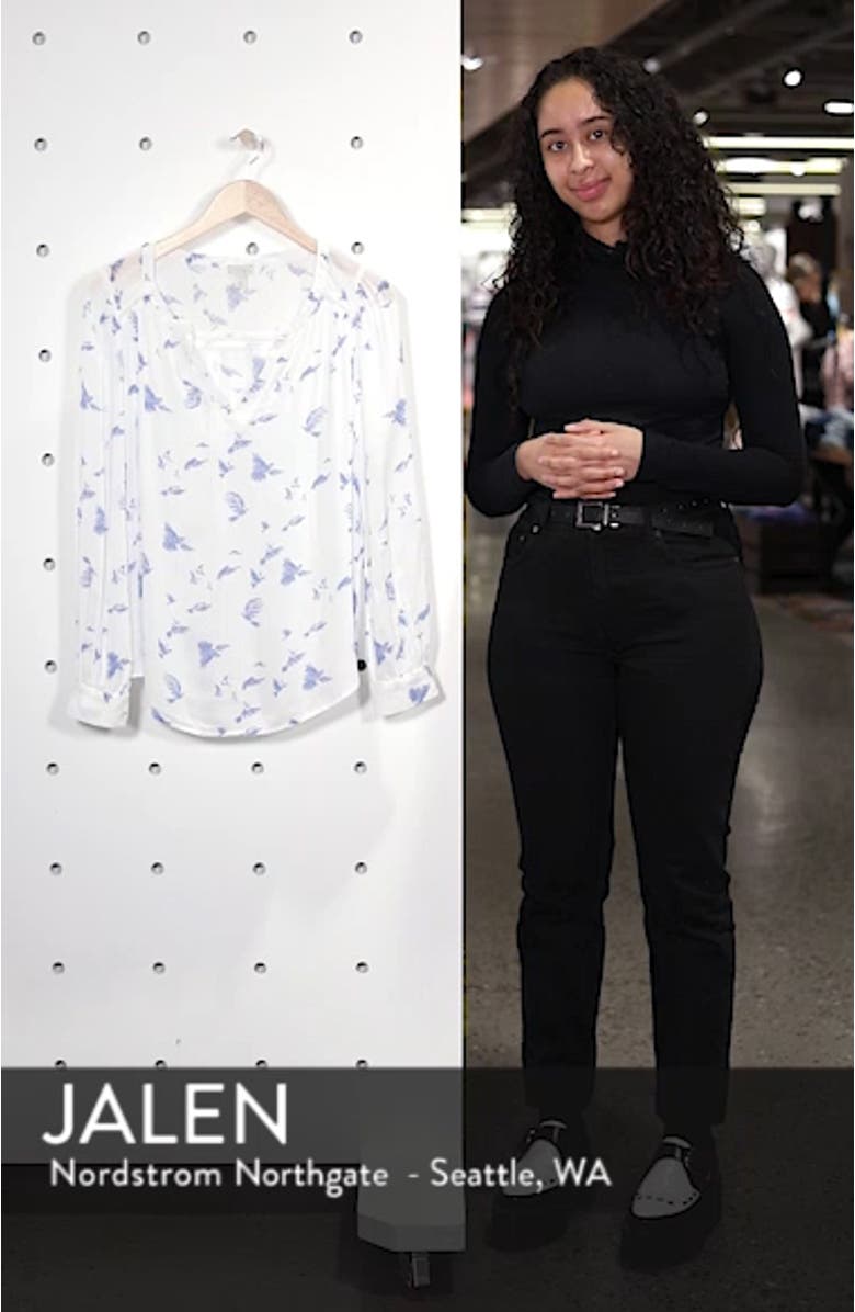 Print Popover Blouse, sales video thumbnail