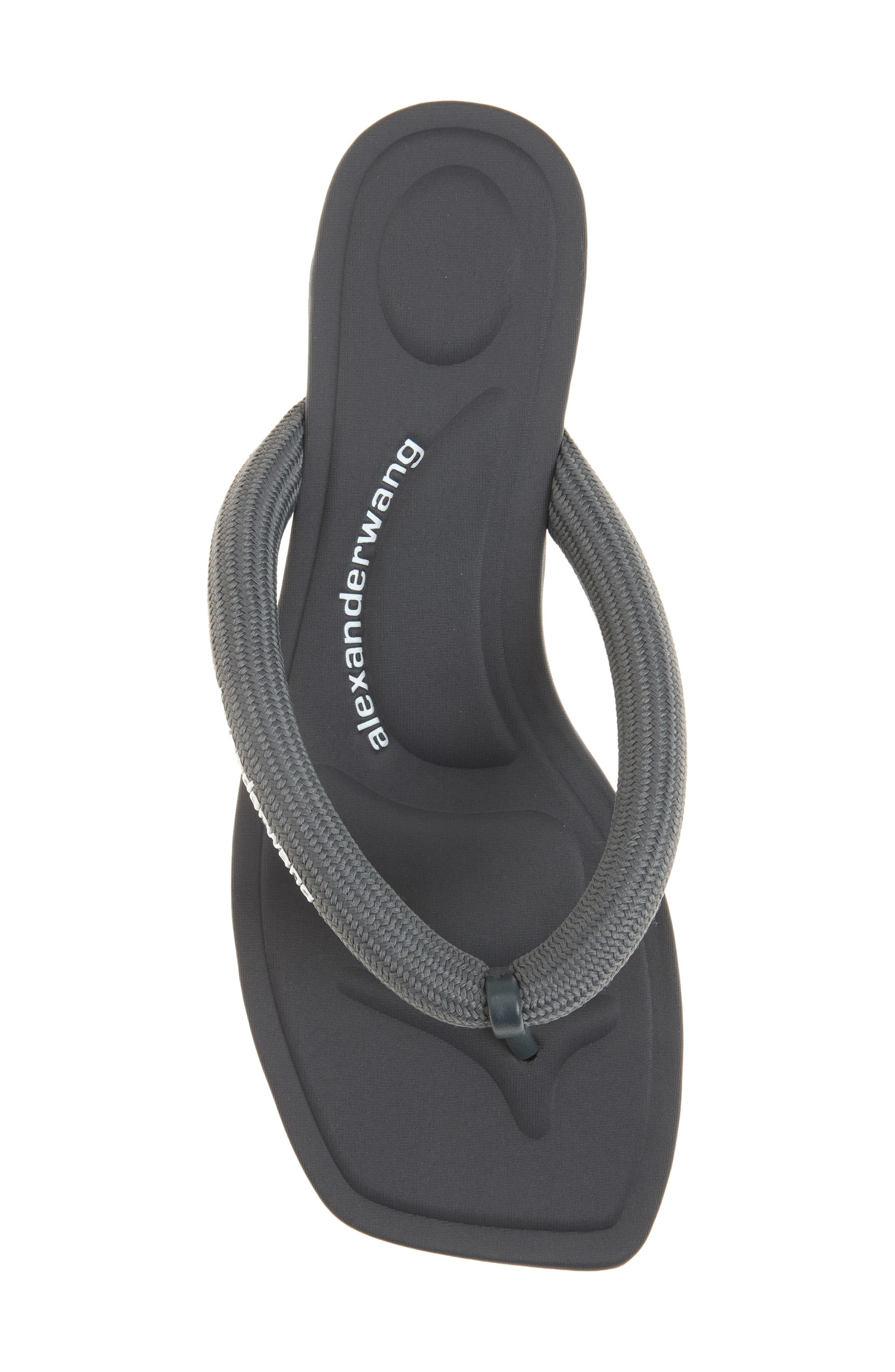 Jenna Tubular Strap Flip Flop, Alternate, color, GREY