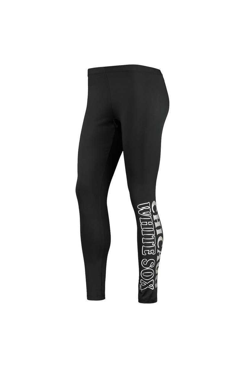 Women's G-III 4Her by Carl Banks Black Chicago White Sox Stadium Lightweight Leggings, Alternate, color, Black