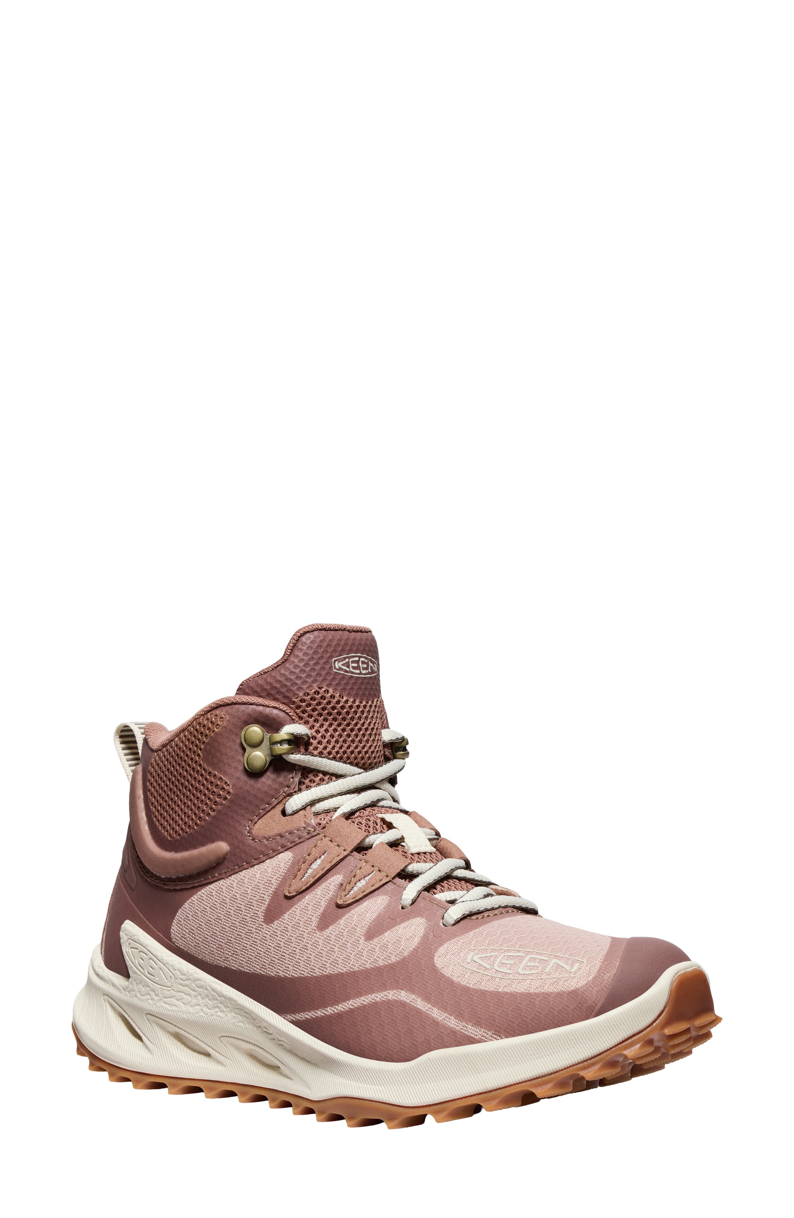 Zionic Waterproof Hiking Boot, Main, color, WARM TAUPE/ BIRCH