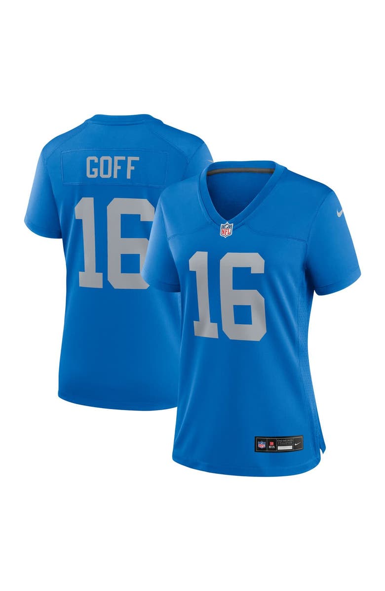 Nike Women's Nike Jared Goff Blue Detroit Lions Alternate Game Jersey, Main, color, Blue