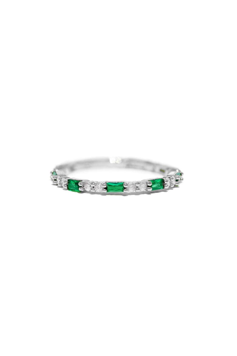 x Harry Potter House Band Ring, Main, color, SILVER/ SLYTHERIN