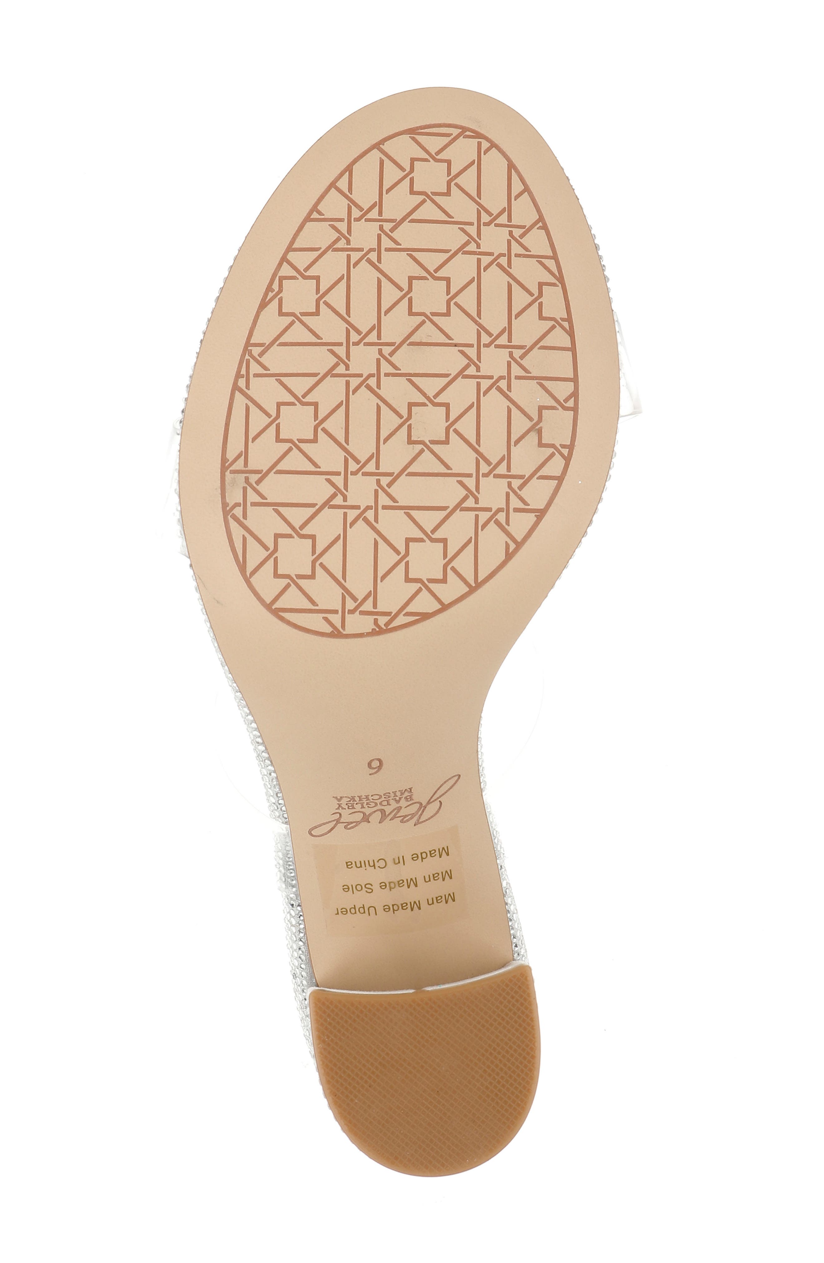 Jewel Badgley Mischka Lucero Sandal, Alternate, color, Clear