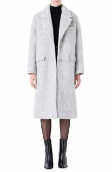 Oversize Longline Wool Blend Coat