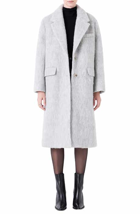 Oversize Longline Wool Blend Coat