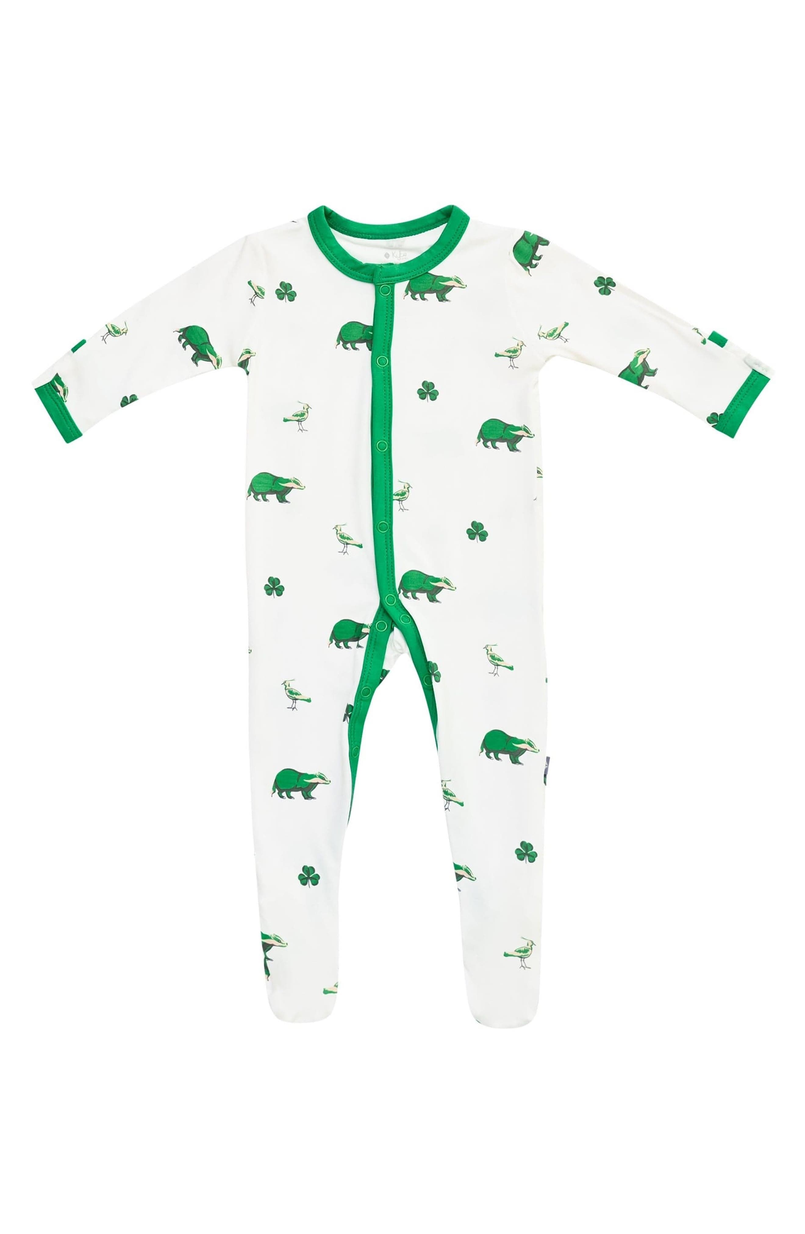 Kyte BABY Irish Snap Footie