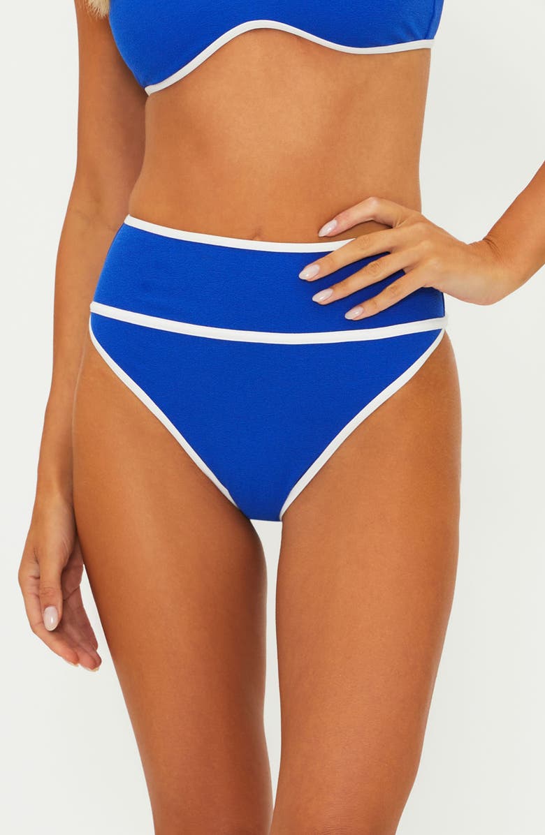 Beach Riot Carlotta Bikini Bottoms, Main, color, Riviera Azure