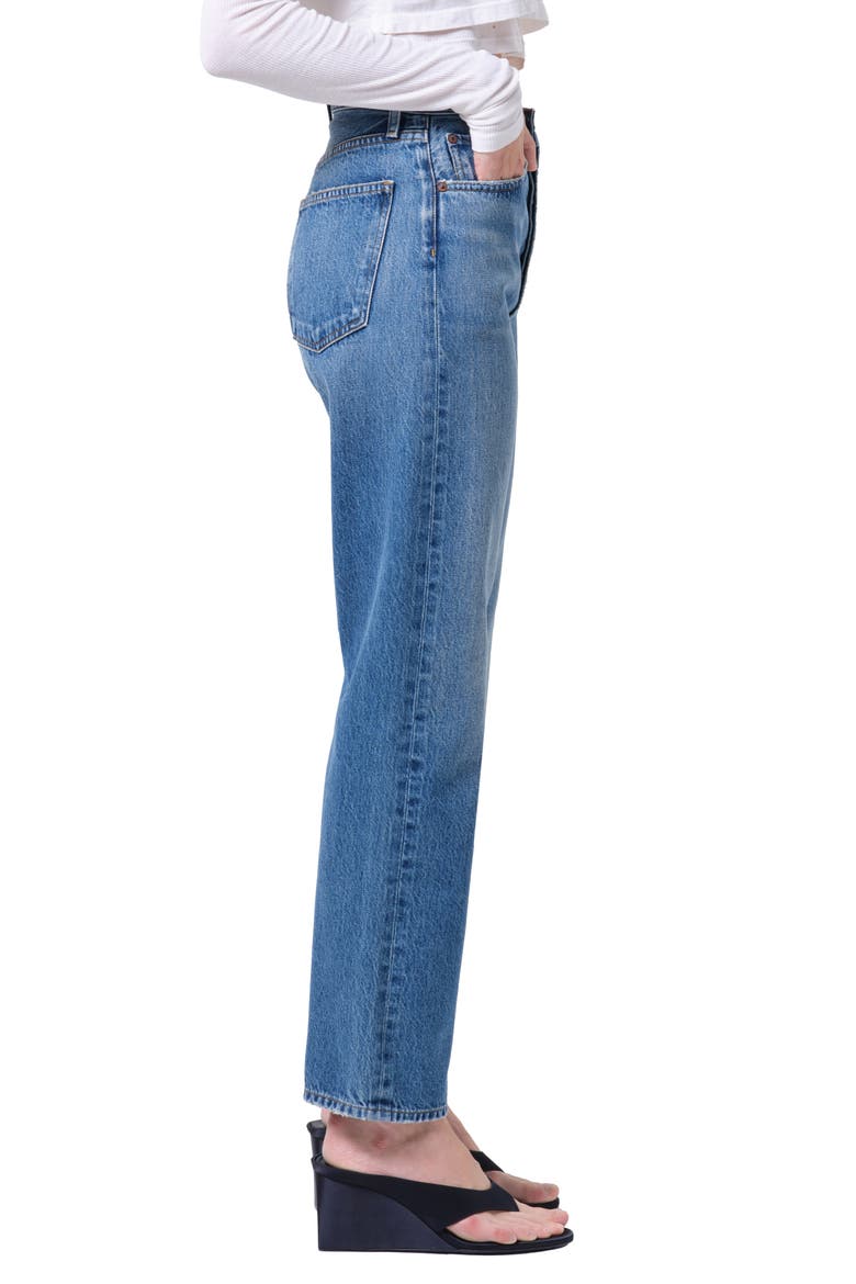 '90s Pinch High Waist Straight Leg Jeans, Alternate, color, CIRCULATE IND