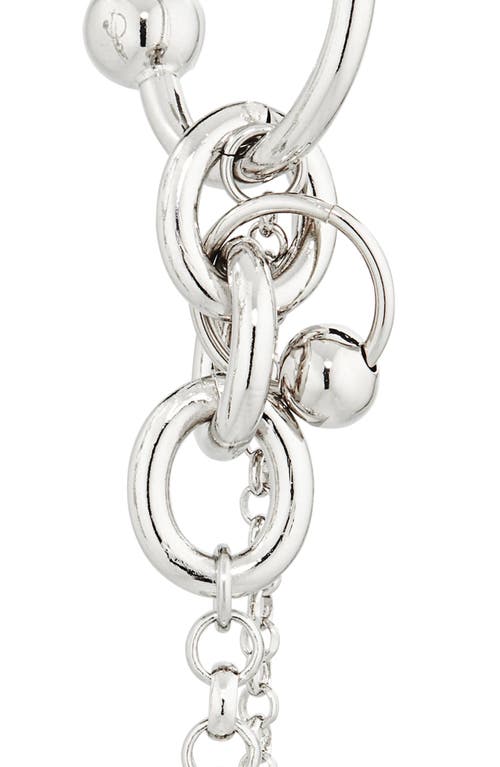Justine Clenquet Lewis Mismatched Hoop Earrings In Metallic