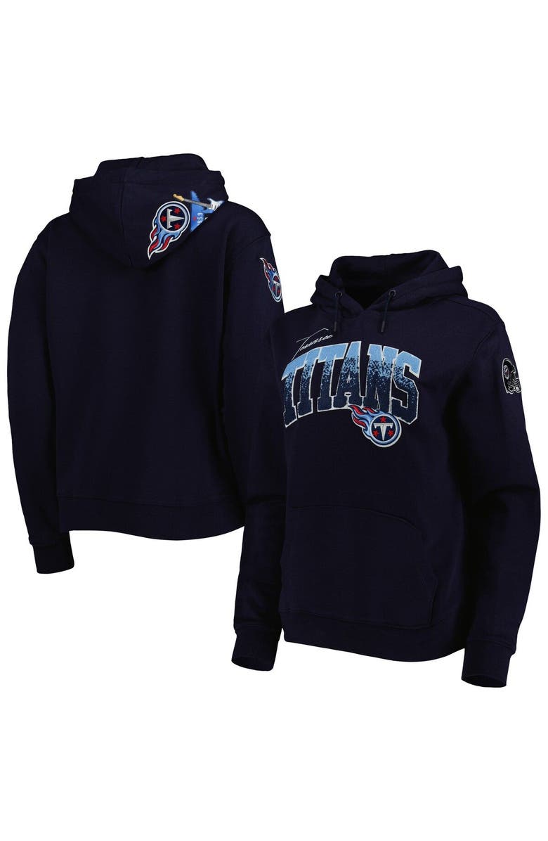 PRO STANDARD Women's Pro Standard Navy Tennessee Titans Local Patch Pullover Hoodie, Main, color, Navy