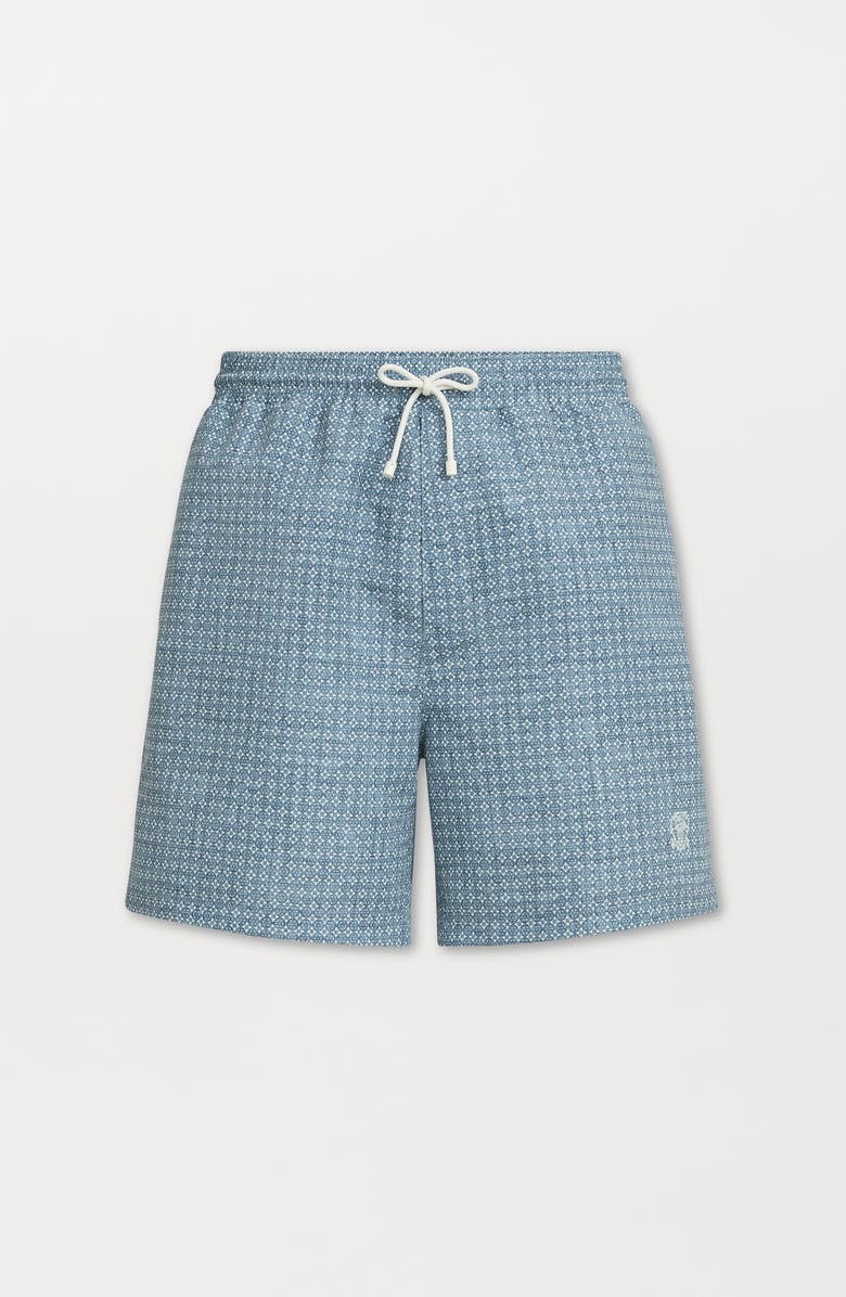 Brunello Cucinelli Nylon swim shorts, Main, color, Slate