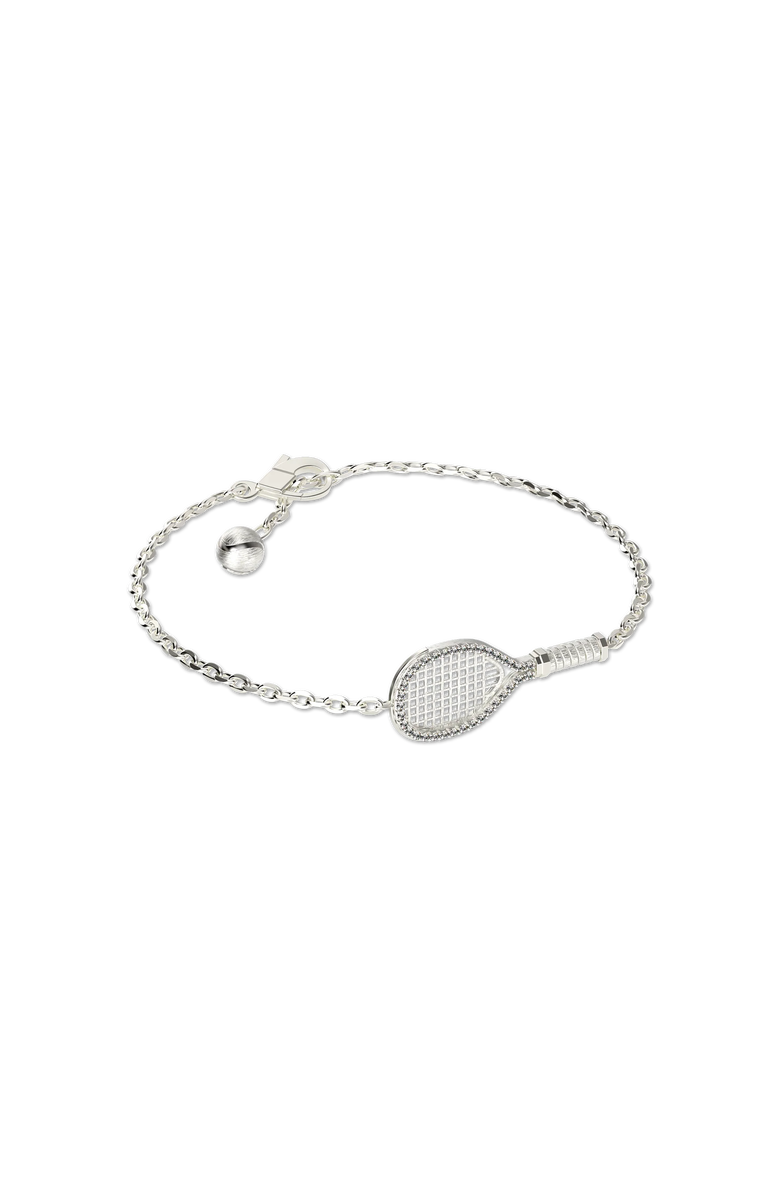 PASCAL The Tennis Bracelet, White Diamond Halo, Alternate, color, Silver / White Diamond