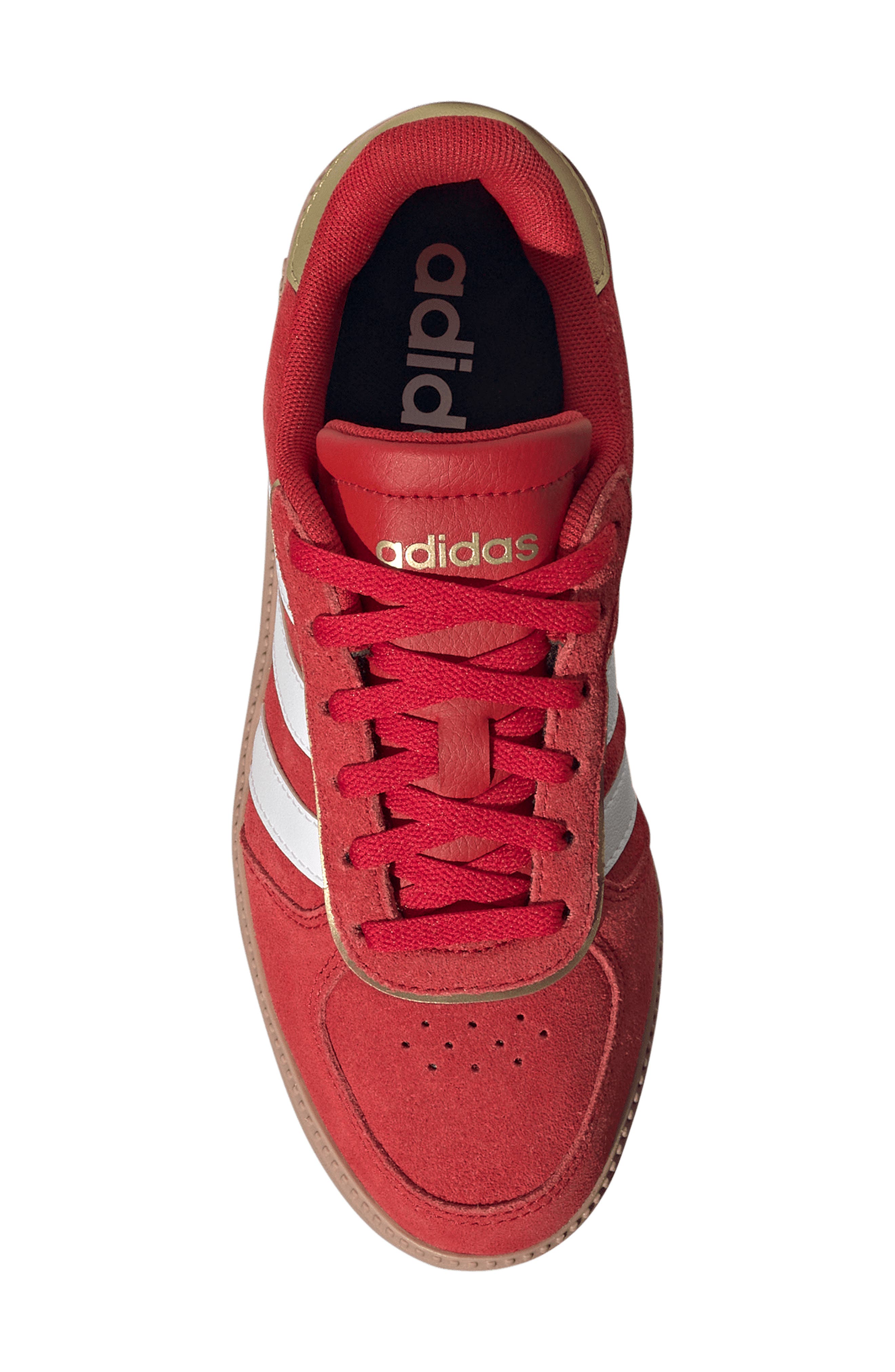 Kids' Breaknet Sleek Sneaker, Alternate, color, SCARLET/ CHALK WHITE/ GOLD