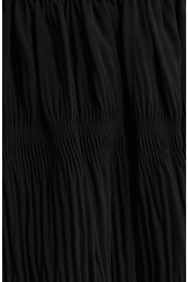 Vesia Plissé Pull-On Miniskirt, Alternate, color, BLK