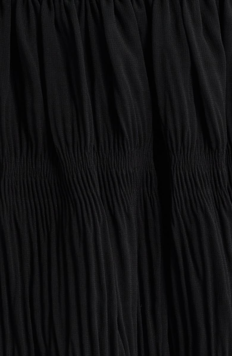 BOSS Orange Vesia Plissé Pull-On Miniskirt, Alternate, color, 