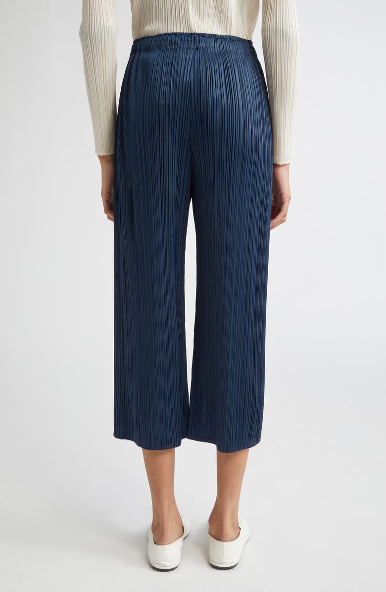 Pleats Please Issey Miyake Monthly Colors April Pleated Crop Straight Leg Pants, Alternate, color, 