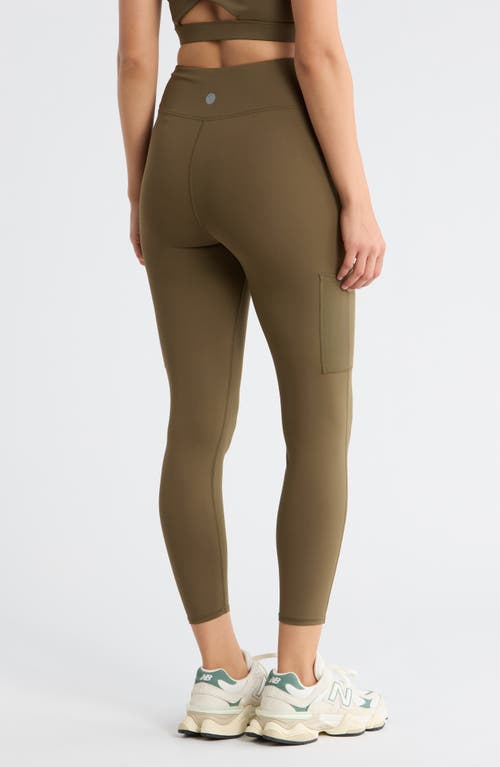 Threads 4 Thought Lupita High Waist Ankle Leggings In Brown