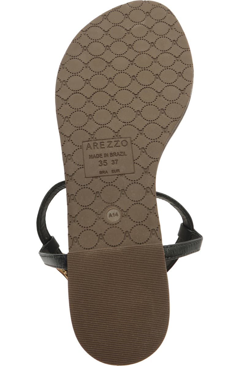 Arezzo Bristol T-Strap Sandal, Alternate, color, Black