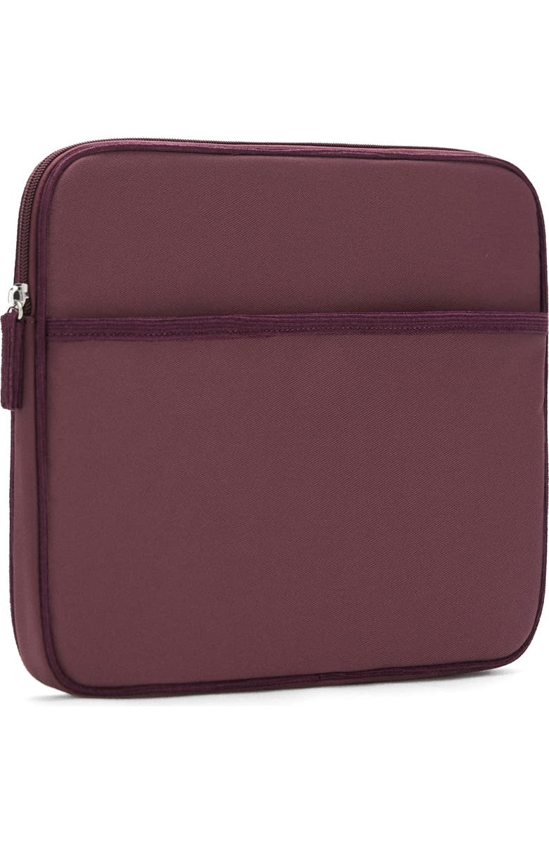 MANGO TEEN Nylon Laptop Case, Alternate, color, Burgundy