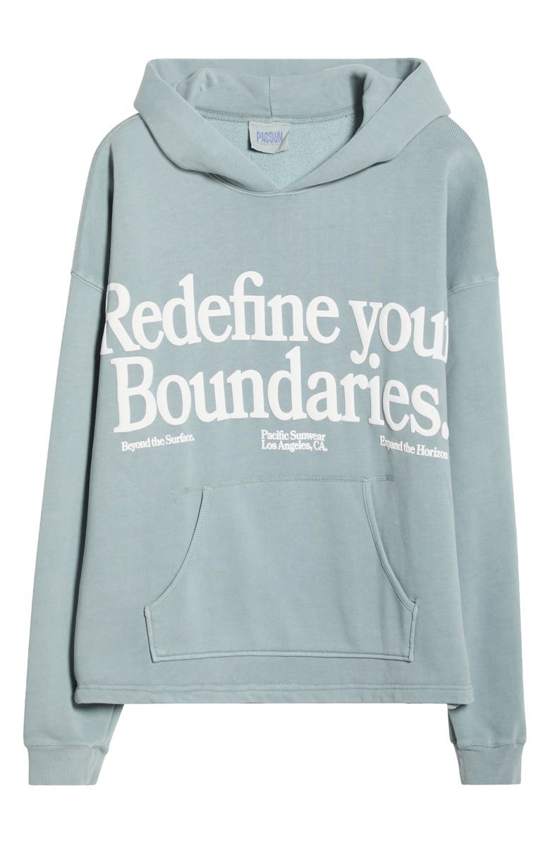 PacSun Redefine Your Boundaries Graphic Sweatshirt, Alternate, color, Slate Blue