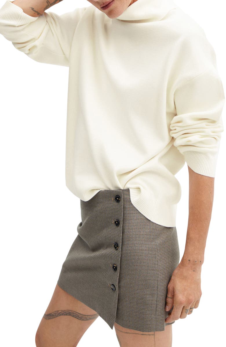 MANGO Perkins Oversize Cowl Neck Sweater, Main, color, 