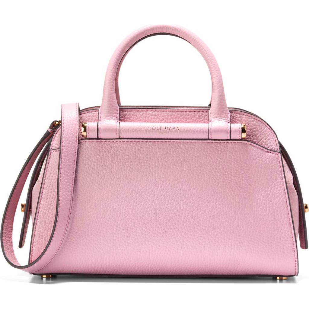 Cole Haan Small Catherine Leather Satchel In Blue