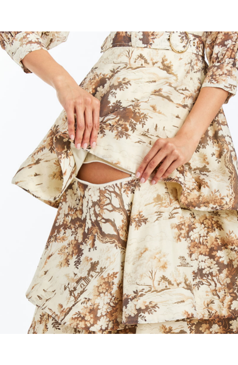 Mestiza New York Rhonda Convertible Midi Dress, Alternate, color, Brown