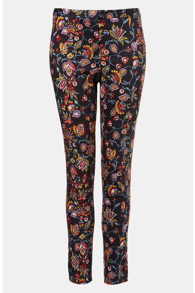 Print Skinny Pants, Main, color, MULTI