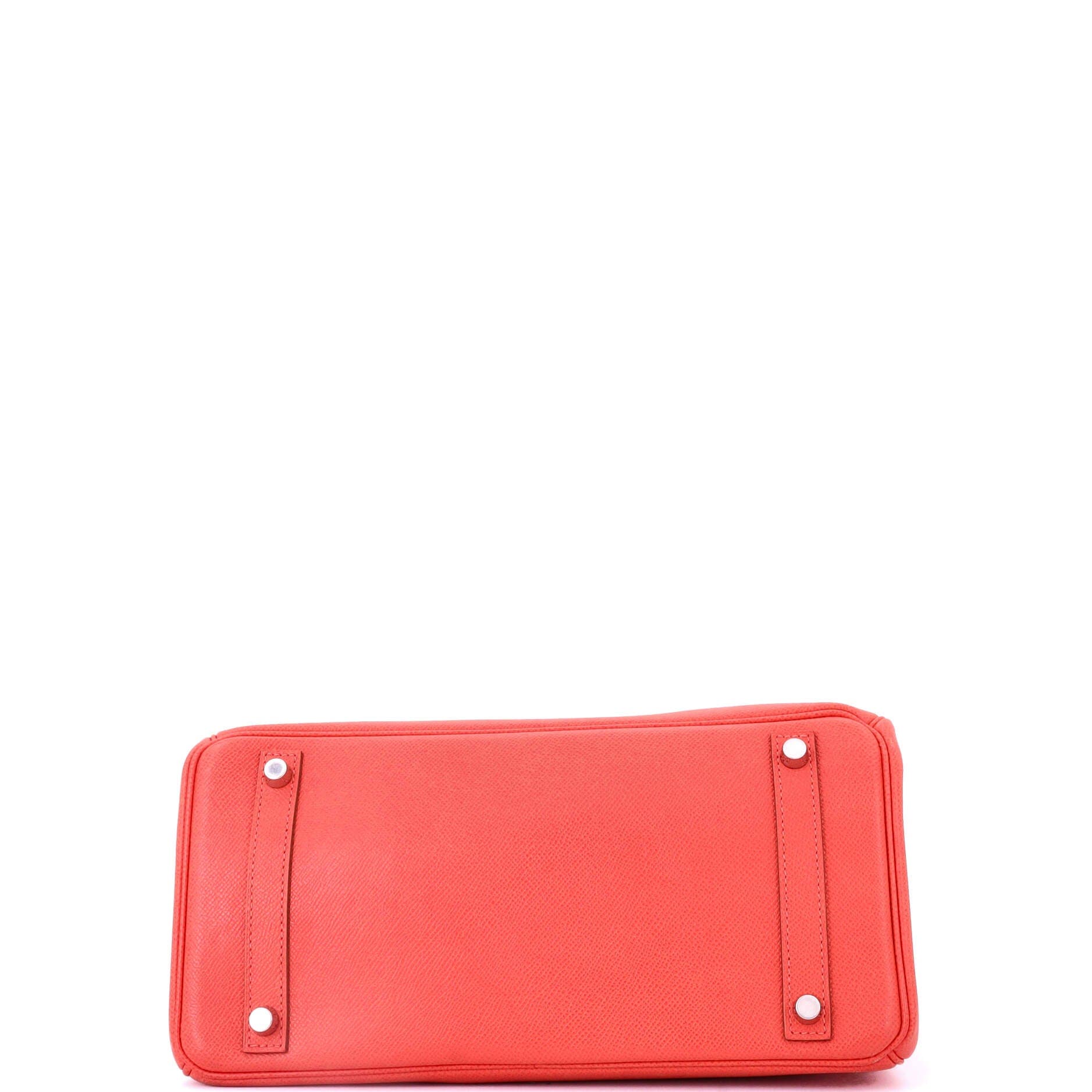 Pre-Owned Hermes Birkin Handbag Pink Epsom with Palladium Hardware 30, Alternate, color, Rose Jaipur