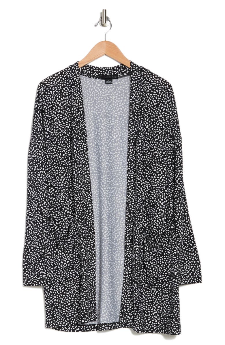 Sanctuary Open Front Jersey Cardigan, Alternate, color,